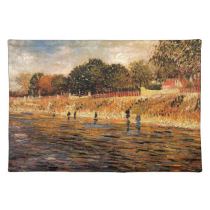 Banks of the Seine by Vincent van Gogh Cloth Placemat