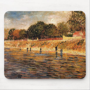 Banks of the Seine by Vincent van Gogh Mouse Pad