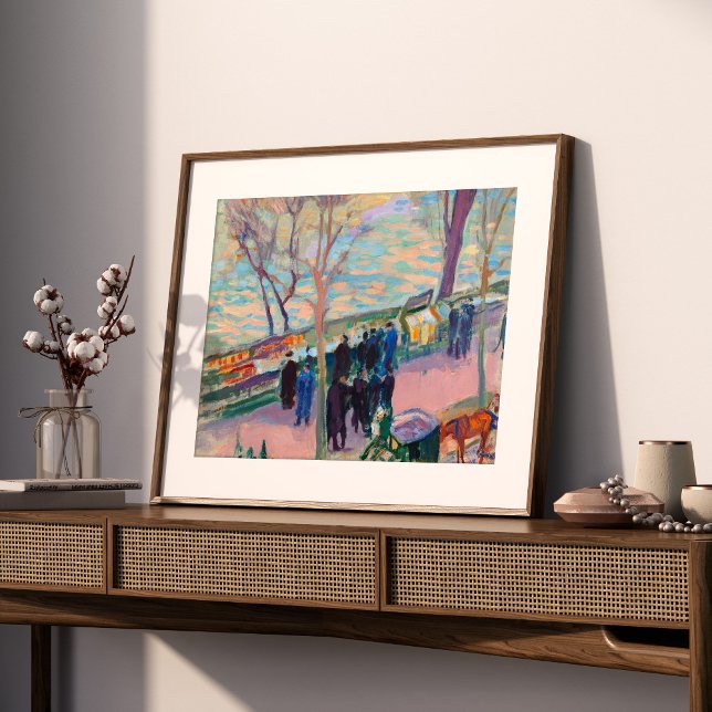Banks of the Seine | Magnus Enckell Framed Art (Creator Uploaded)
