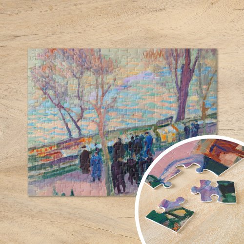 Banks of the Seine  Magnus Enckell Jigsaw Puzzle