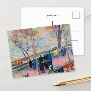 Banks of the Seine Magnus Enckell Postcard
