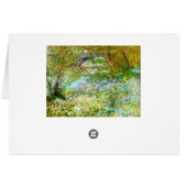 Banks of the Seine  Pont  Clichy Van Gogh painting (Back Horizontal)
