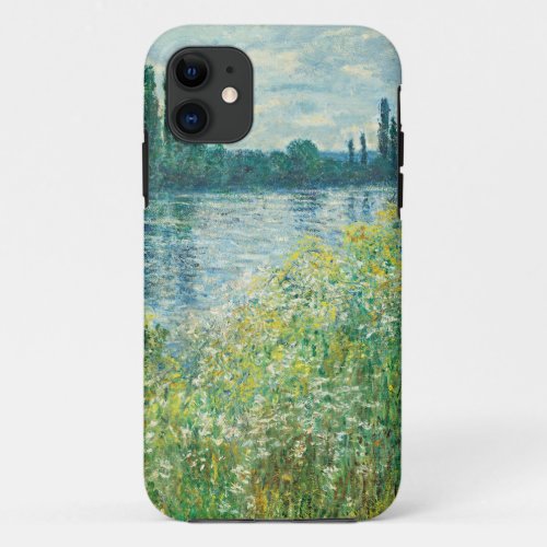 Banks of the Seine River by Monet iPhone 11 Case