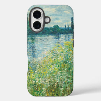 Banks of the Seine River by Monet iPhone 16 Case