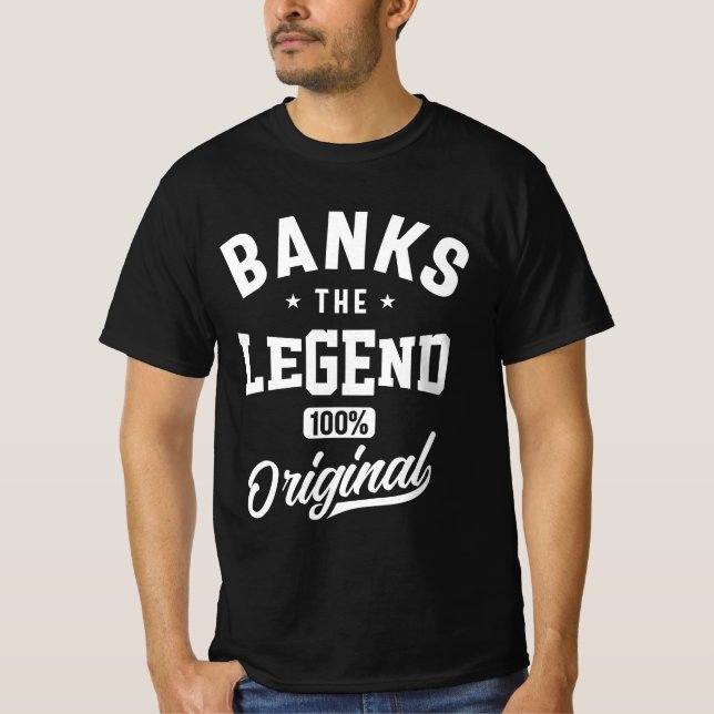 Banks Personalized Name T-Shirt (Front)