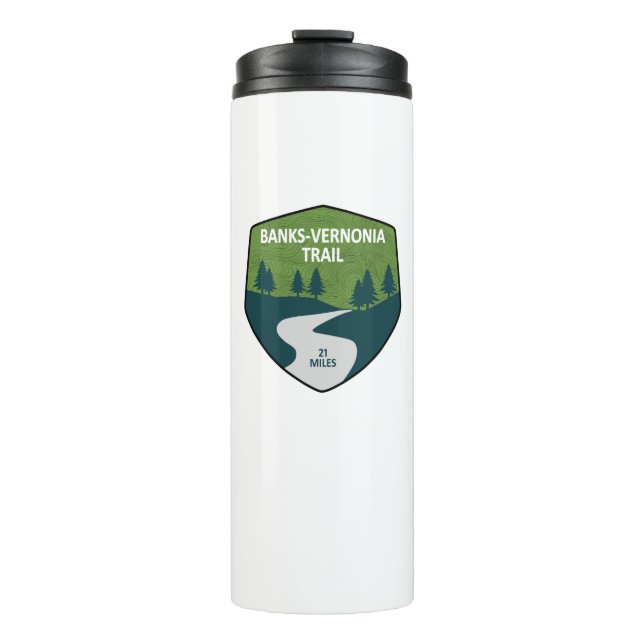 Banks-Vernonia Trail Thermal Tumbler (Front)