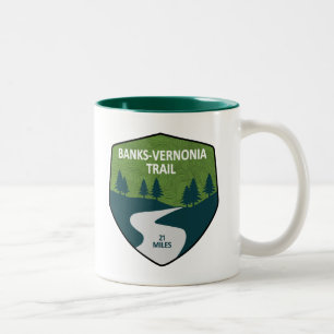 Banks-Vernonia Trail Two-Tone Coffee Mug