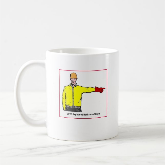Banksman/Signalman Mug (Left)
