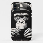 Banksy DJ Monkey Gorilla Chimp Art Print iPhone 11 Case