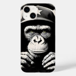 Banksy DJ Monkey Gorilla Chimp Art Print Case-Mate iPhone 14 Case