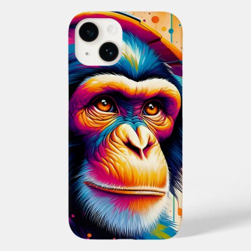 Banksy DJ Monkey Gorilla Chimp Art Print Case_Mate iPhone 14 Case