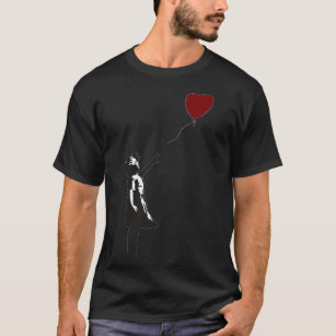 Banksy - Girl with Balloon Heart Classic T-Shirt