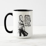 Banksy If you want to achieve greatness black Mug