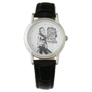 Banksy If you want to achieve greatness black Watch