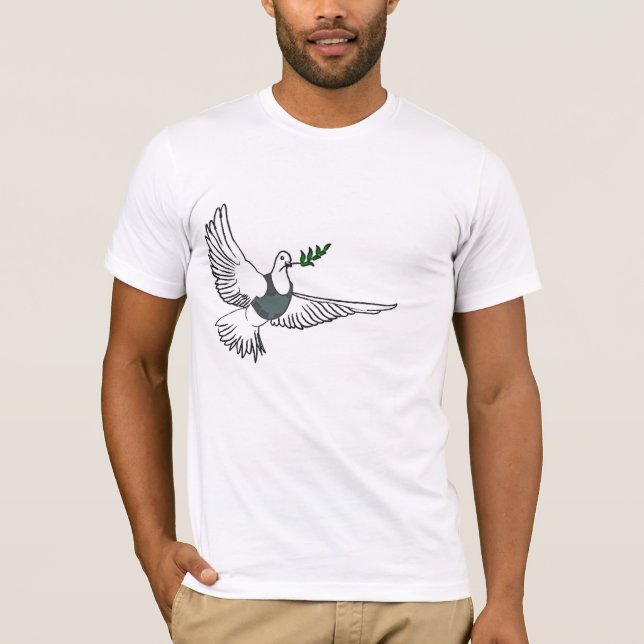 Banksy   Peace be with you shirt (Front)