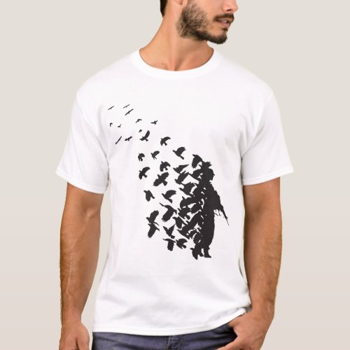 Banksy Soldier Peace Pigeons Hipster Men Women Uni T_Shirt