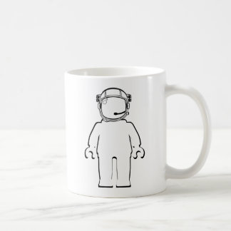 Banksy Style Astronaut Minifig Coffee Mug