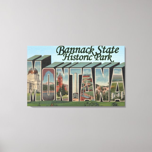 Bannack State Park, Montana Canvas Print (Front)