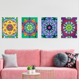 Bannapuddin, Barium, Bleus, Bloom -  Wall Art Sets
