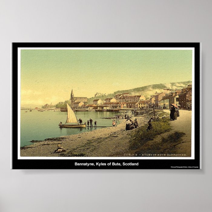 Bannatyne, Kyles of Bute, Scotland Print