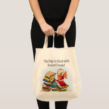 Banned Book Owl Tote