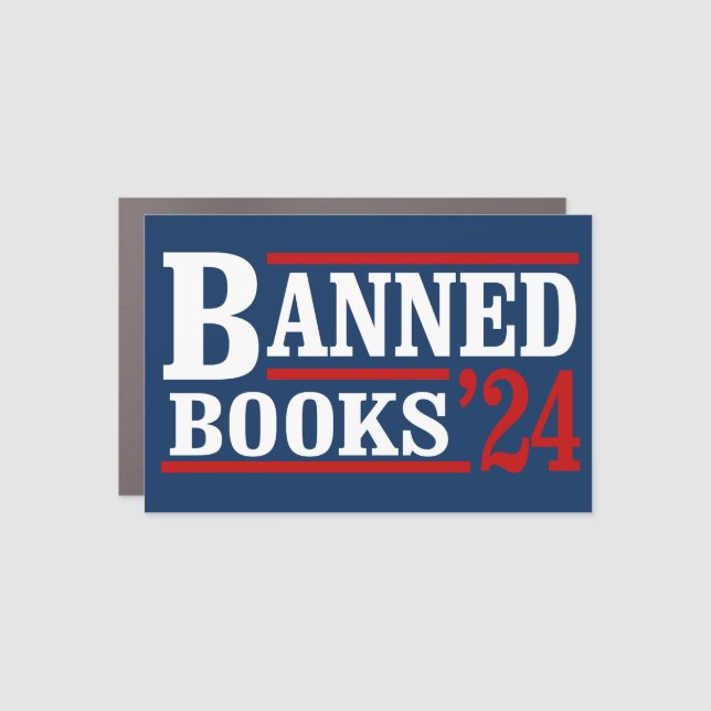 Banned Books 2024 Car Magnet (Front)