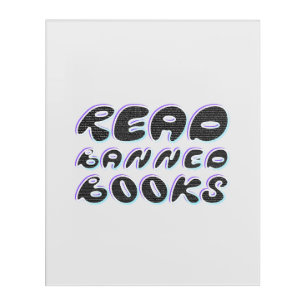 Banned Books Acrylic Print