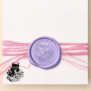 Banned Books and Cat Lovers Wax Seal Sticker