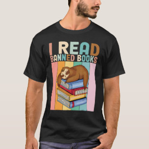 Banned Books Bookworm I Read Banned Books T-Shirt