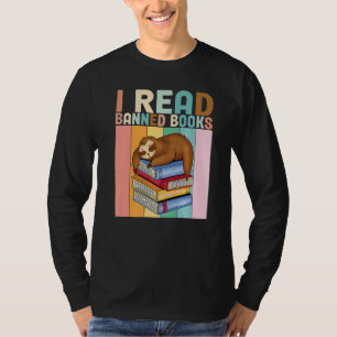 Banned Books Bookworm I Read Banned Books T-Shirt