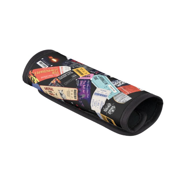 Banned Books Concert Tickets Cute Luggage Handle Wrap (Angled)