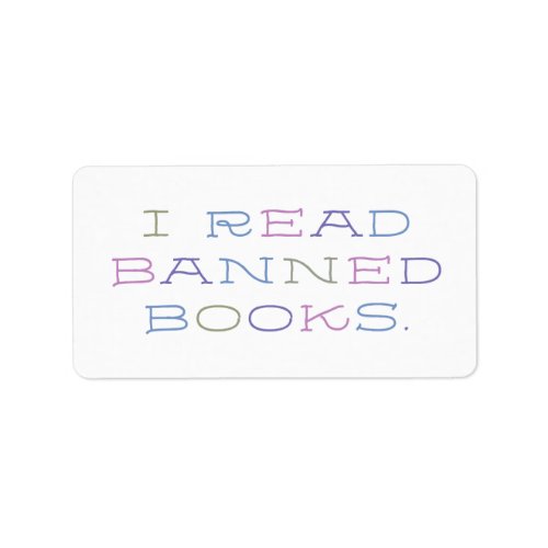 Banned Books Label