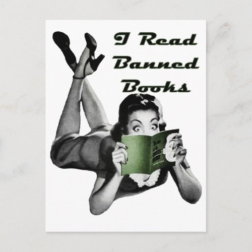 Banned Books Postcard