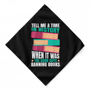 Banned Books Quote Bandana