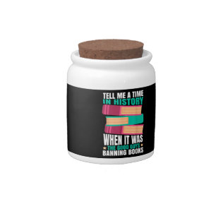 Banned Books Quote Candy Jar