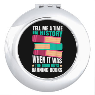 Banned Books Quote Compact Mirror