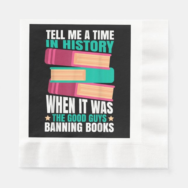 Banned Books Quote  Napkins (Front)