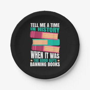 Banned Books Quote Paper Plates