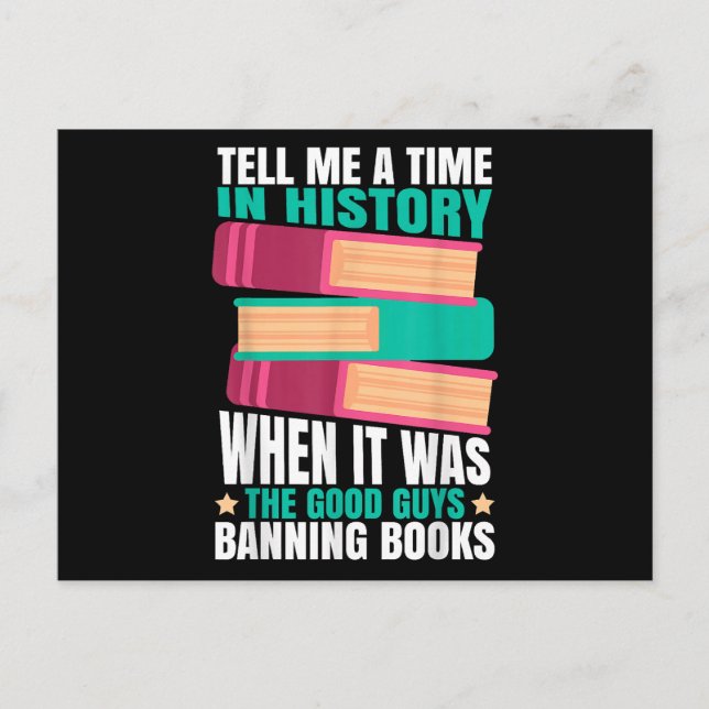 Banned Books Quote  Postcard (Front)