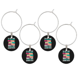 Banned Books Quote Wine Charm