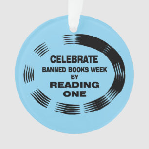 Banned Books Week Oval Ornament