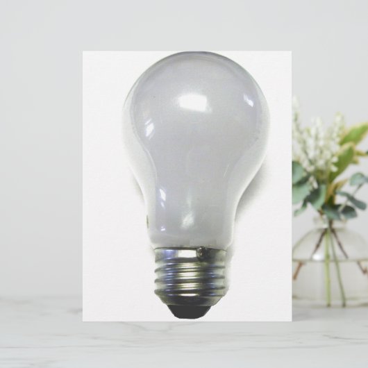 Banned Incandescent Light Bulb (Standing Front)