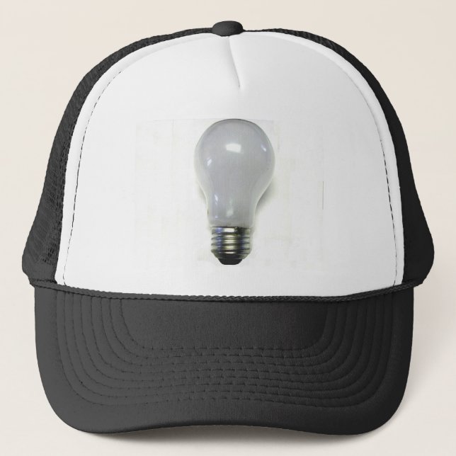 Banned Incandescent Light Bulb Trucker Hat (Front)