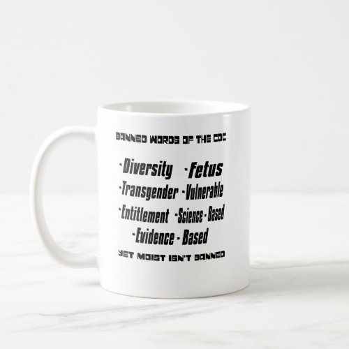 Banned Words Of The CDC Coffee Mug