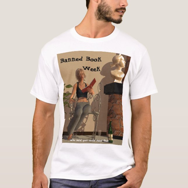 bannedbookweek., Banned Book        Week, who s... T-Shirt (Front)