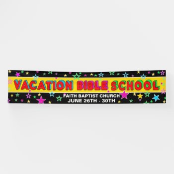 Banner  12' X 2.5'- Vacation Bible School by TrudyWilkerson at Zazzle