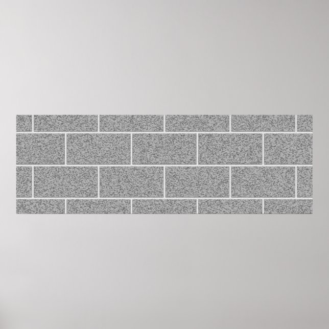 Banner background texture brick poster (Front)