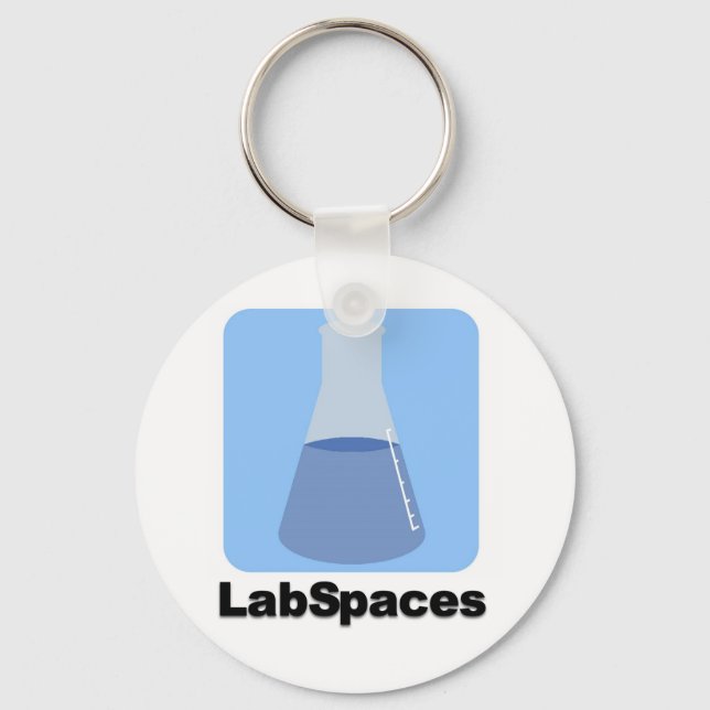 Banner Big Beaker Keychain (Front)