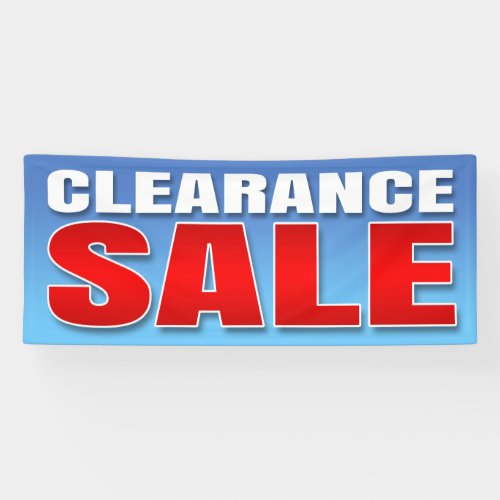 BANNER CLEARANCE SALE  _ 25x6