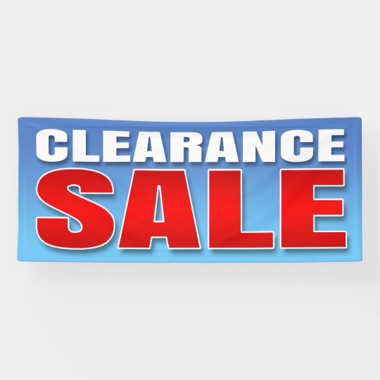 Banner Clearance Sale 2 5 X6 Zazzle Com